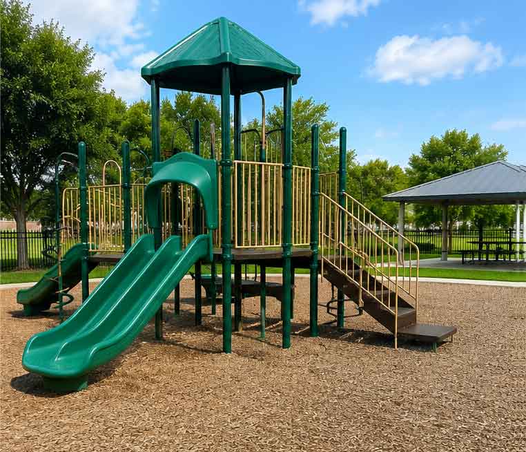 Playground before