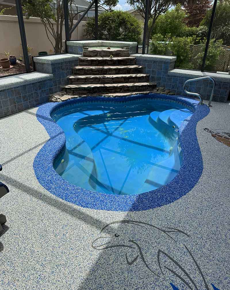 Florida's Premier Rubber Pool Deck Resurfacing